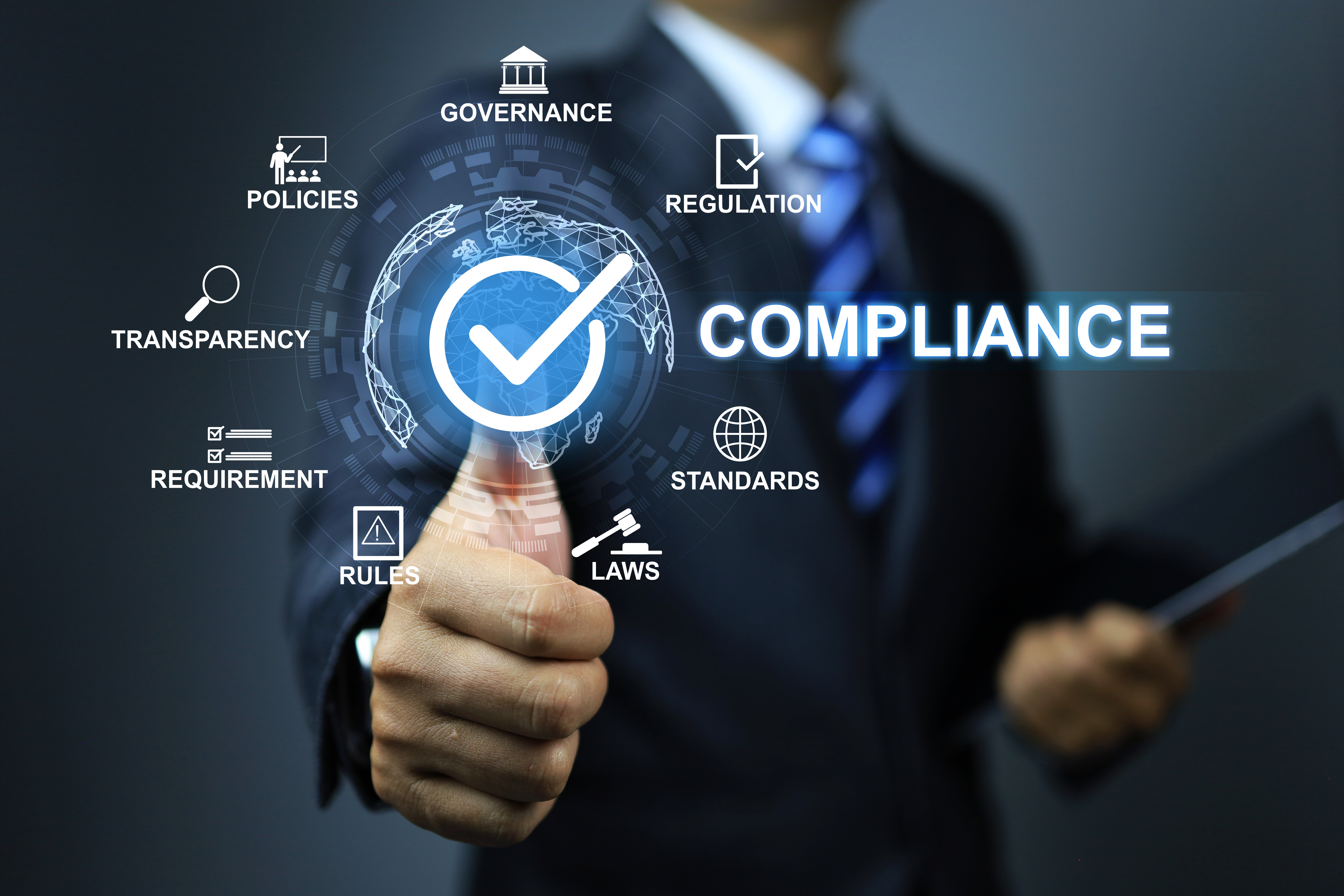 Business, compliance, regulation, and law — the governance dimensions a capability register makes auditable